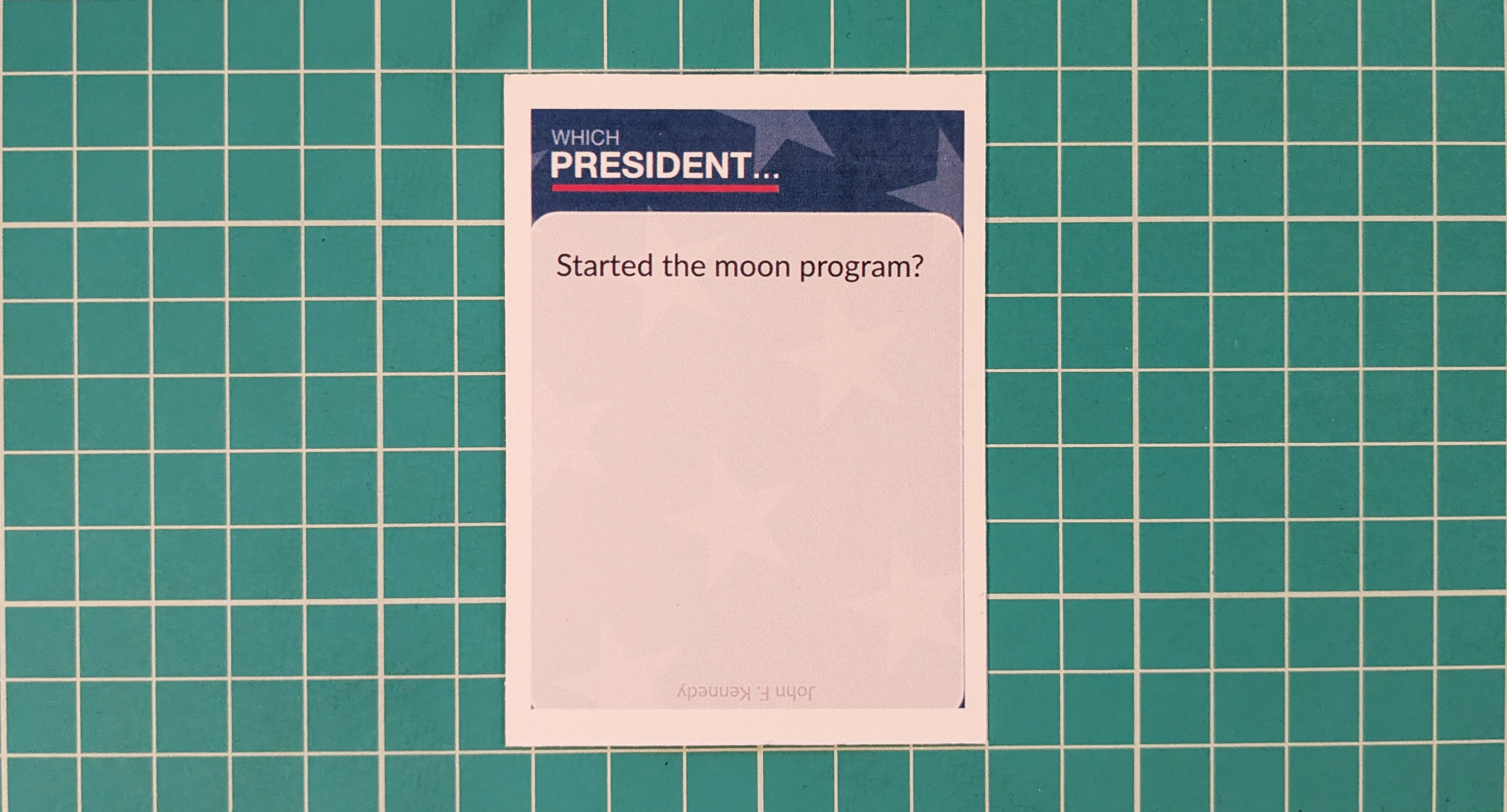 Card printed, but with borders