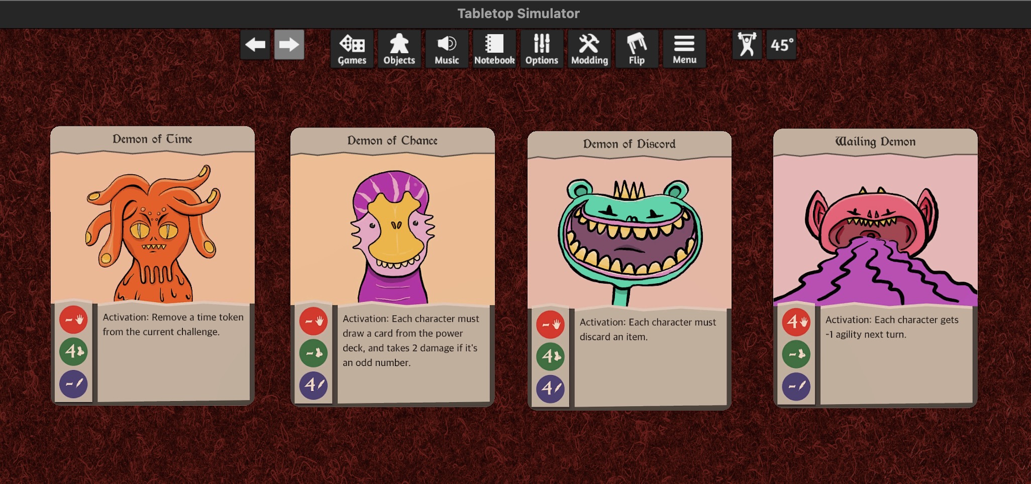 Tabletop Simulator prototyping
